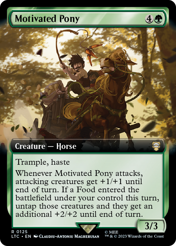 Motivated Pony (Extended Art) (LTC-125) - Tales of Middle-earth Commander: (Extended Art) Foil