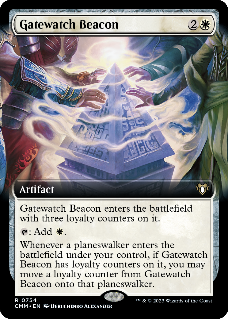 Gatewatch Beacon (Extended Art) (CMM-754) - Commander Masters: (Extended Art) Foil
