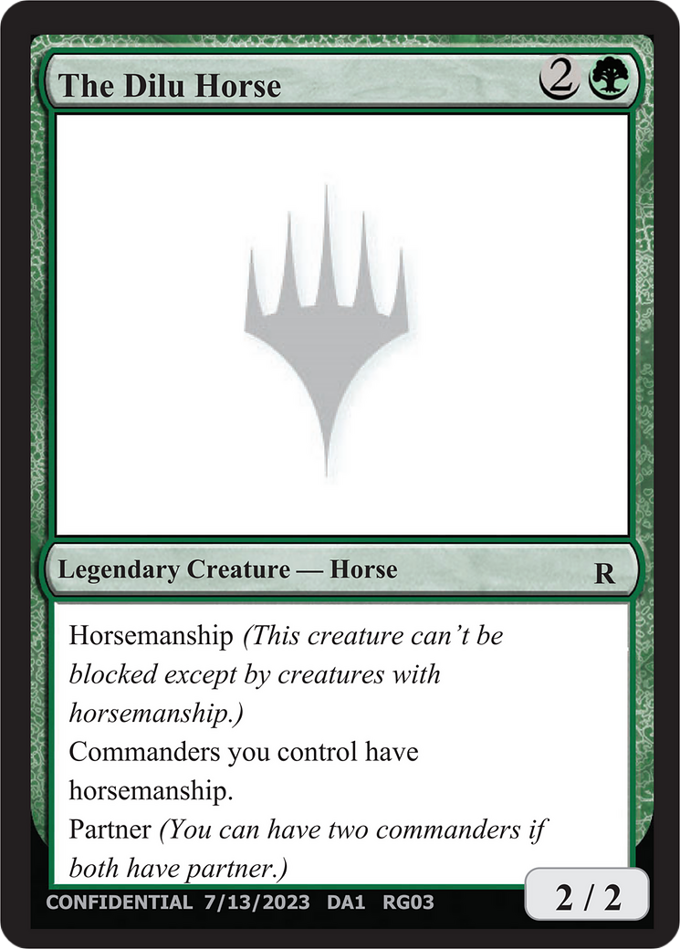 The Dilu Horse (UNK-) - Unknown Event