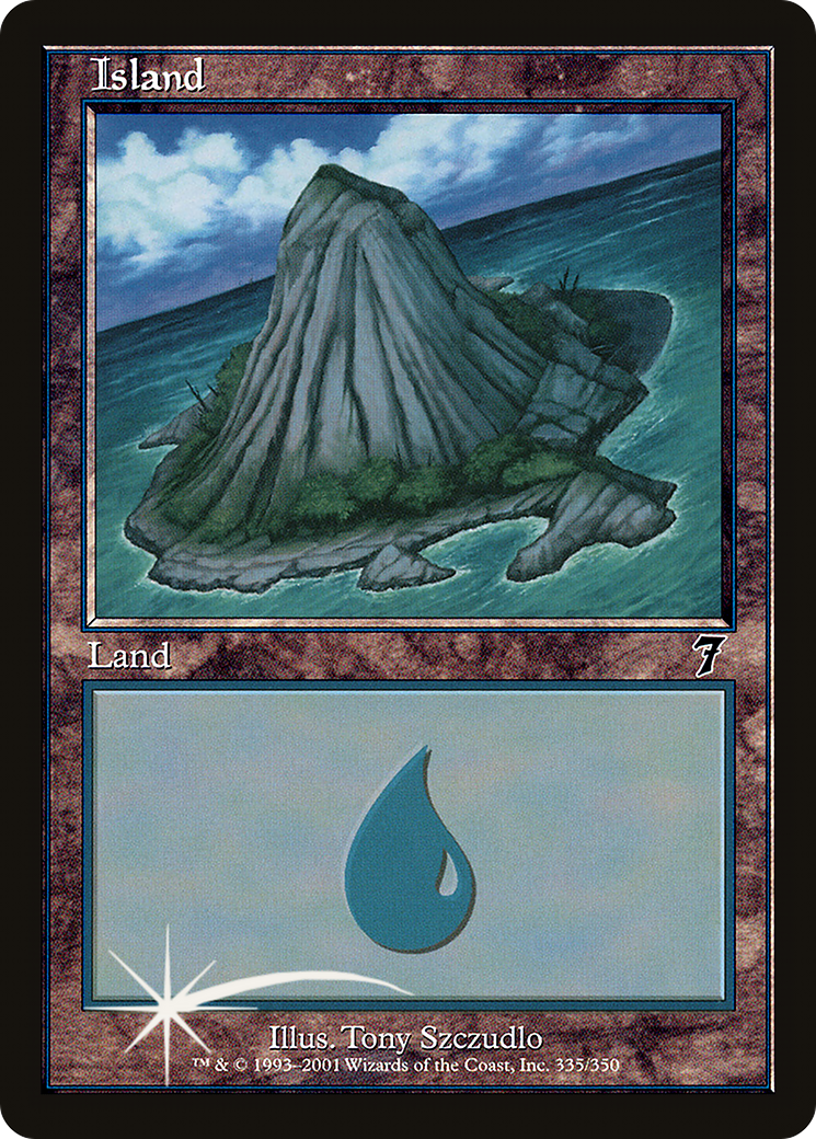 Island (7ED-335★) - 7th Edition