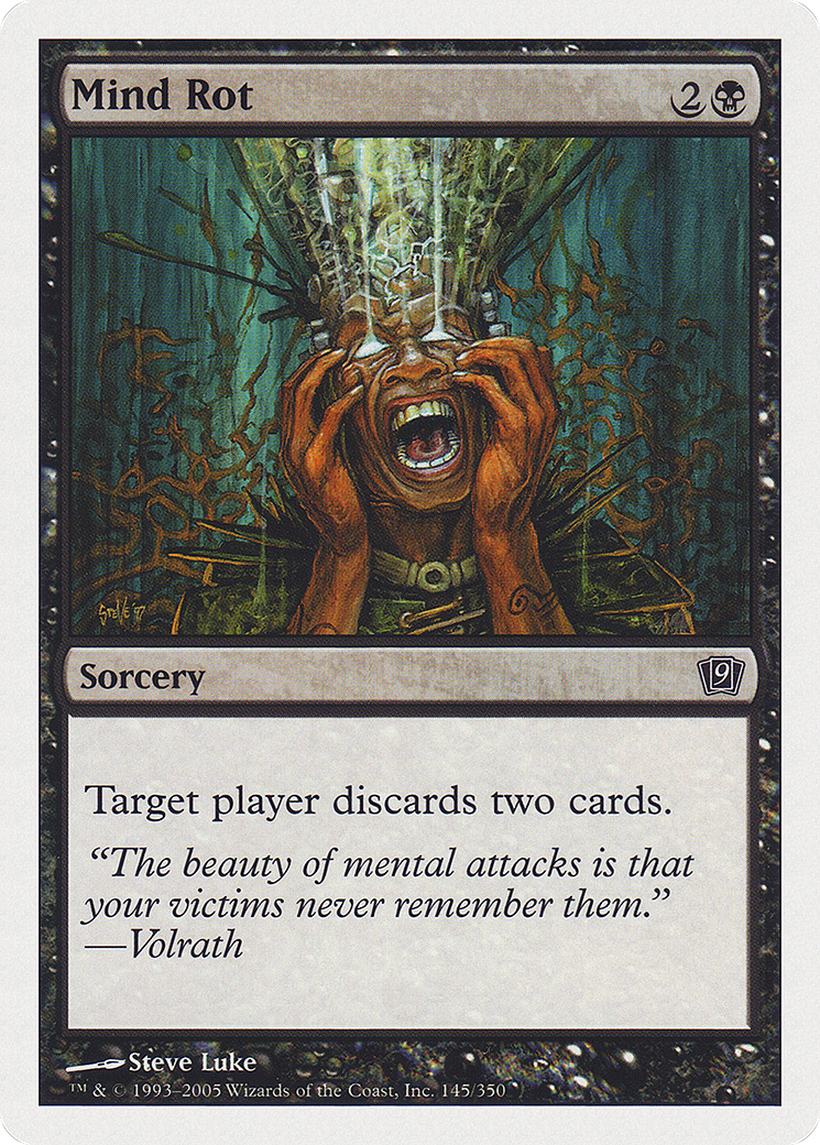 Mind Rot (9ED-145) - 9th Edition Foil