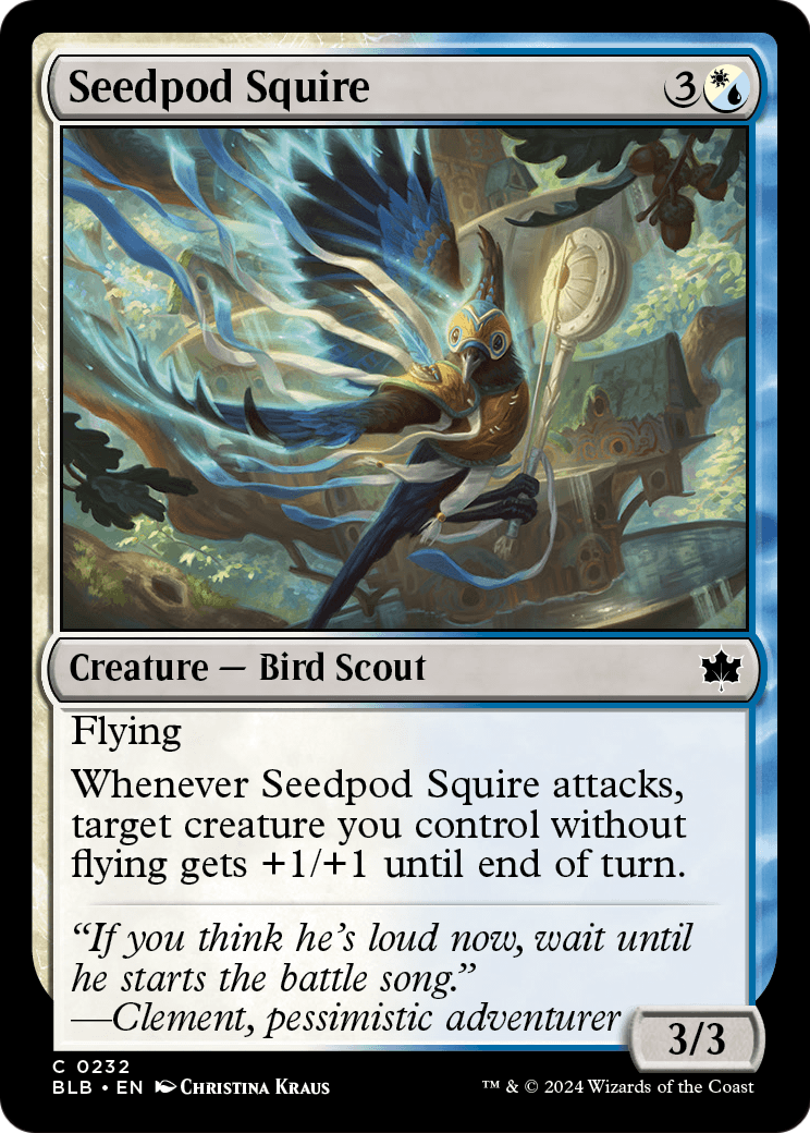 Seedpod Squire (BLB-232) - Bloomburrow