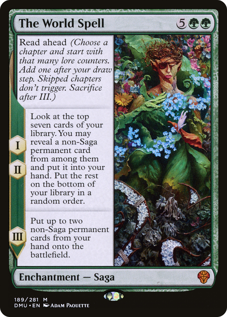 The World Spell (DMU-189) - Dominaria United Foil