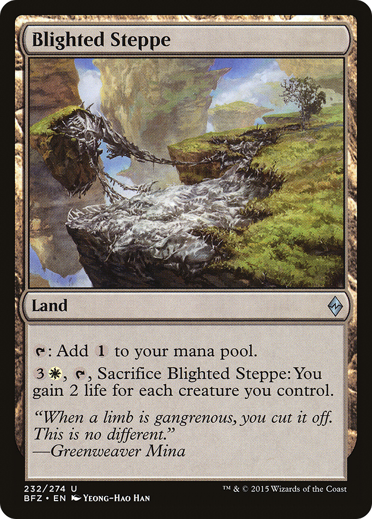 Blighted Steppe (BFZ-232) - Battle for Zendikar