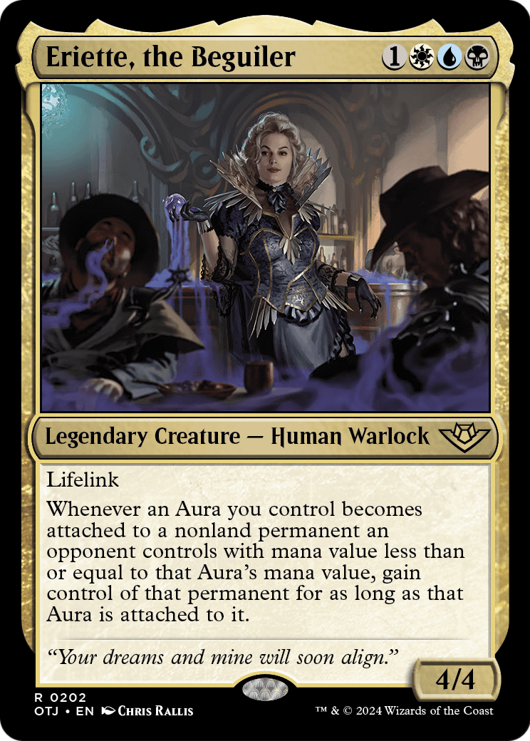 Eriette, the Beguiler (OTJ-202) - Outlaws of Thunder Junction Foil