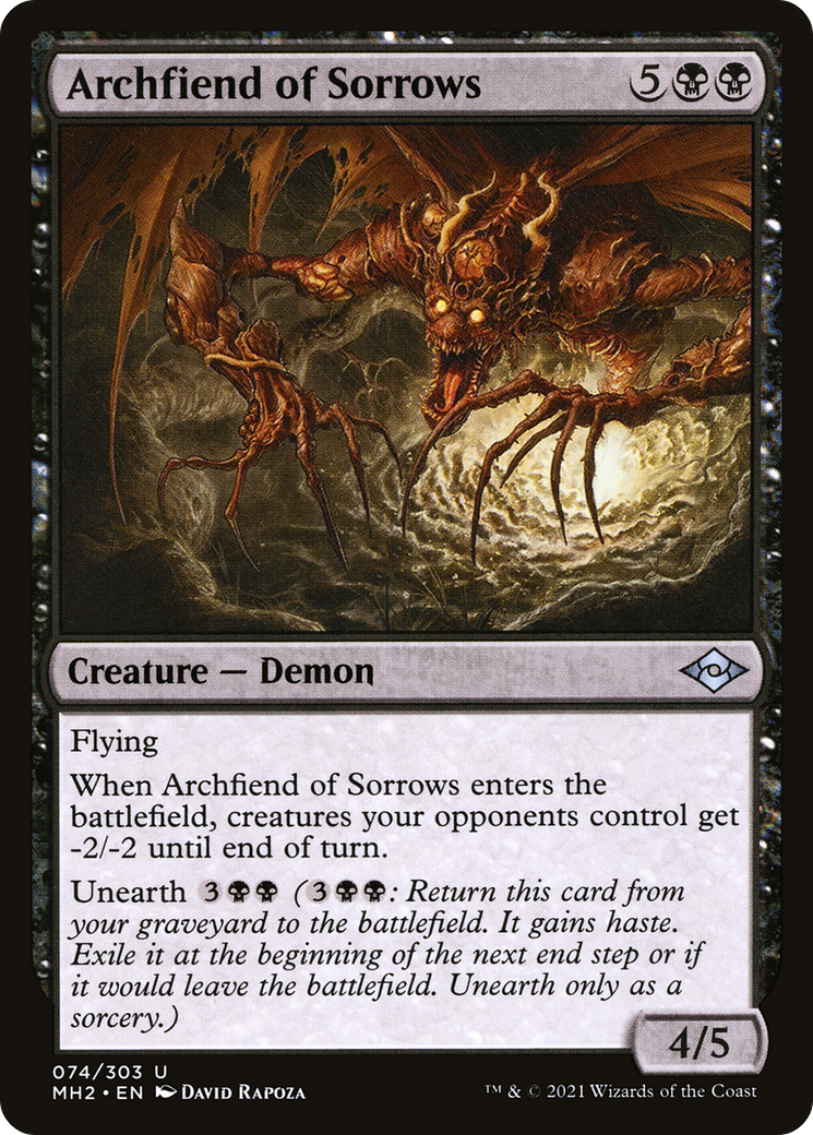 Archfiend of Sorrows (MH2-074) - Modern Horizons 2