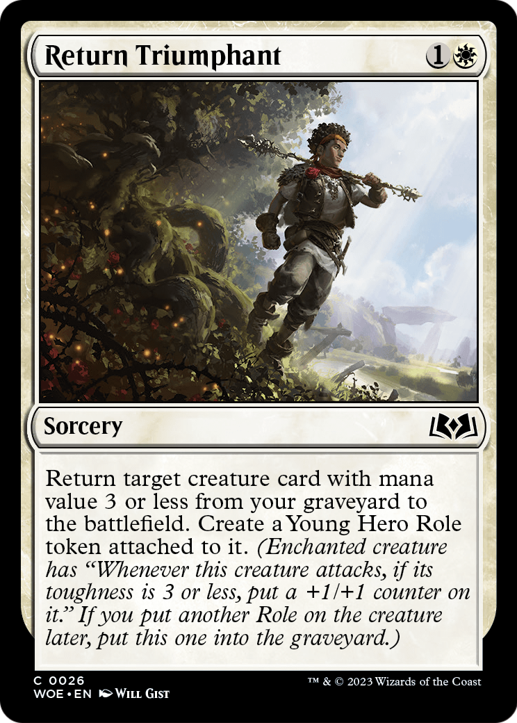 Return Triumphant (WOE-026) - Wilds of Eldraine Foil