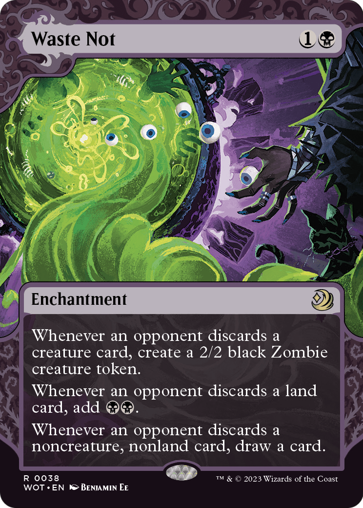 Waste Not (WOT-038) - Wilds of Eldraine: Enchanting Tales: (Showcase) (Borderless)