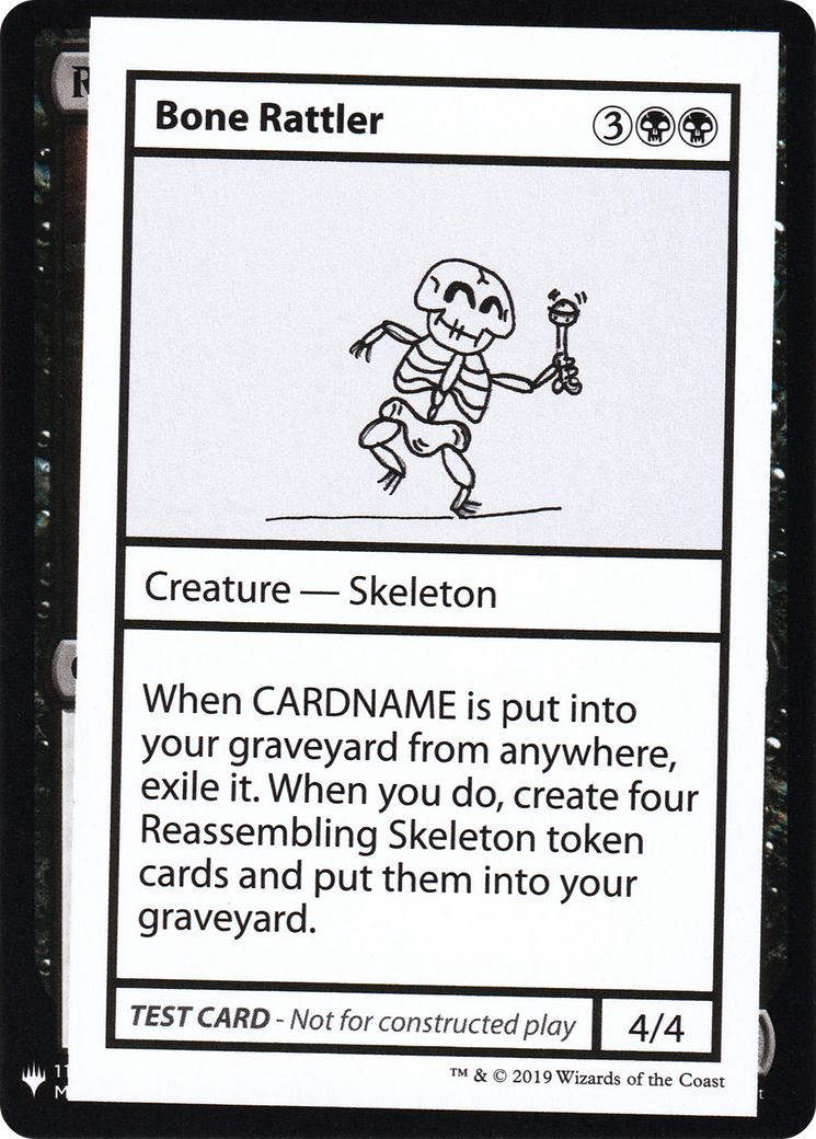 Bone Rattler (CMB1-) - Mystery Booster Playtest Cards 2019