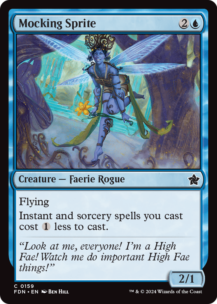 Mocking Sprite (0159) (FDN-159) - Foundations Foil