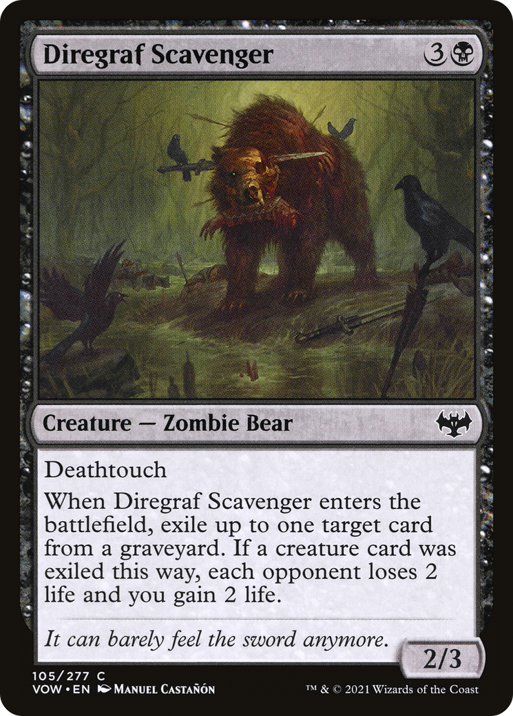 Diregraf Scavenger (VOW-105) - Innistrad: Crimson Vow Foil