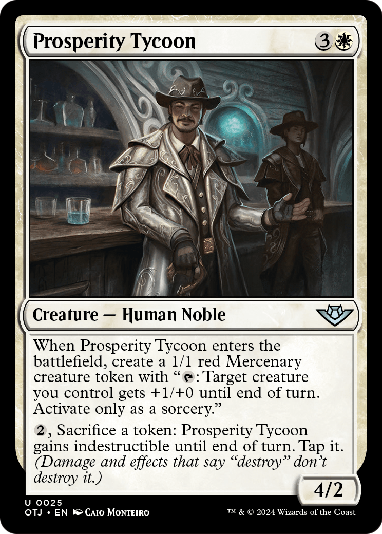 Prosperity Tycoon (OTJ-025) - Outlaws of Thunder Junction