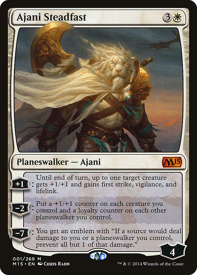 Ajani Steadfast (M15-001) - Magic 2015