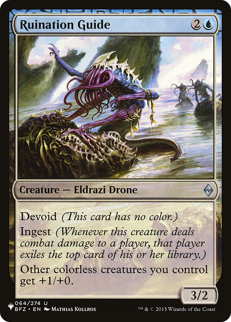 Ruination Guide (LIST-BFZ-64) - The List: (devoid)