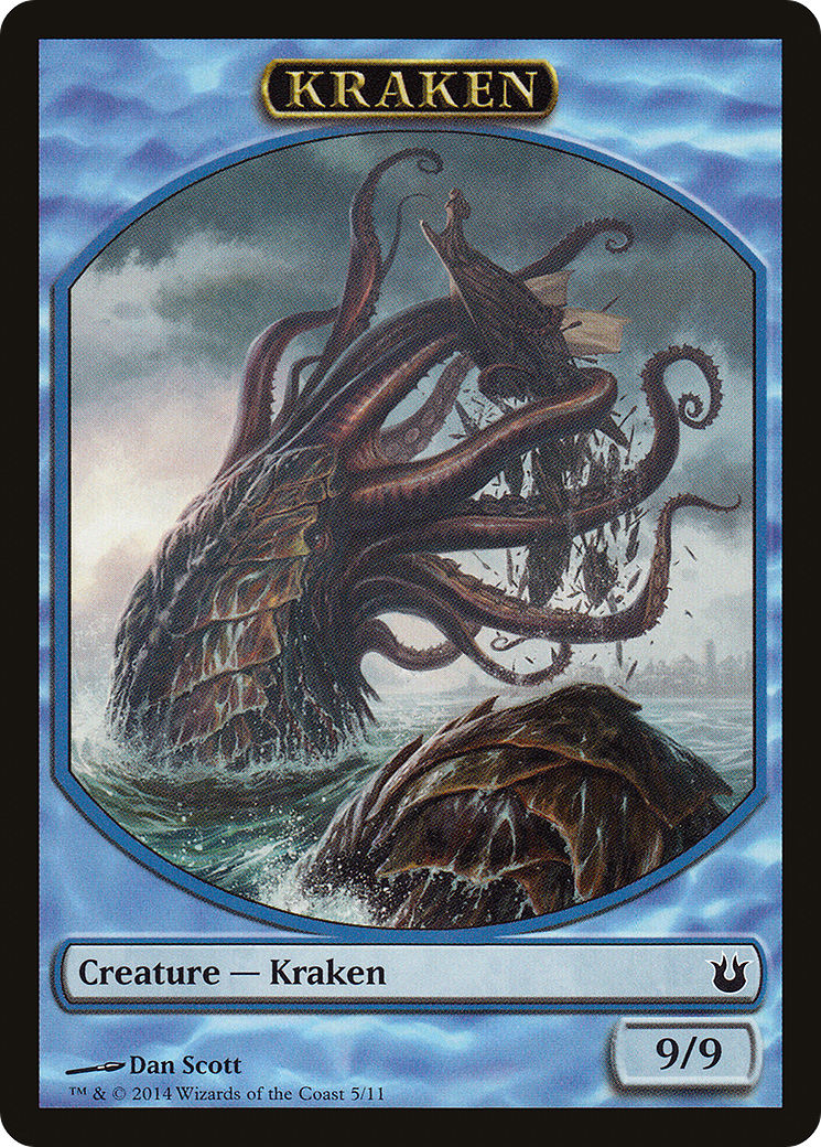 Kraken Token (BNG-005) - Born of the Gods Tokens