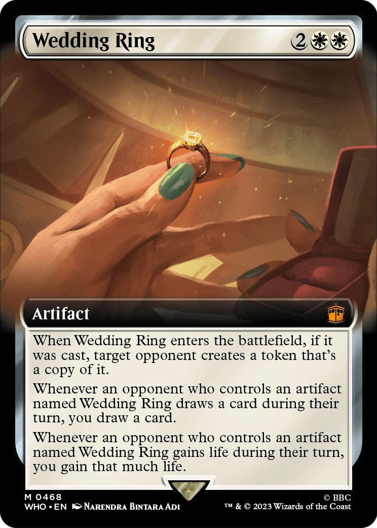 Wedding Ring (Extended Art) (WHO-468) - Doctor Who: (Extended Art) Foil