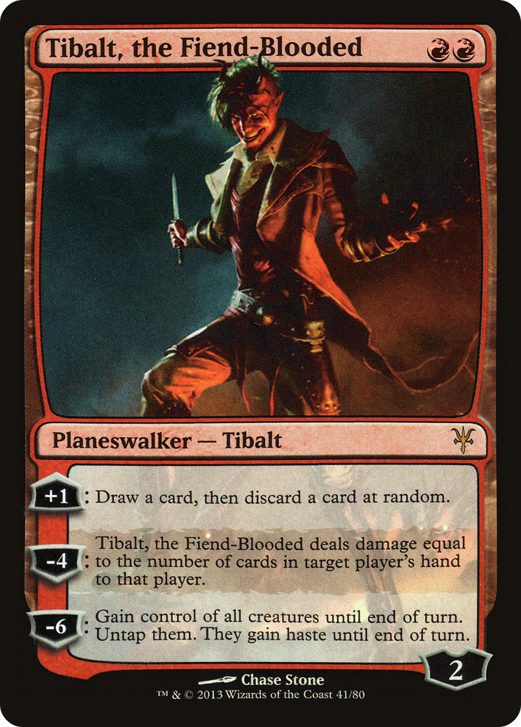 Tibalt, the Fiend-Blooded (DDK-041) - Duel Decks: Sorin vs. Tibalt Foil