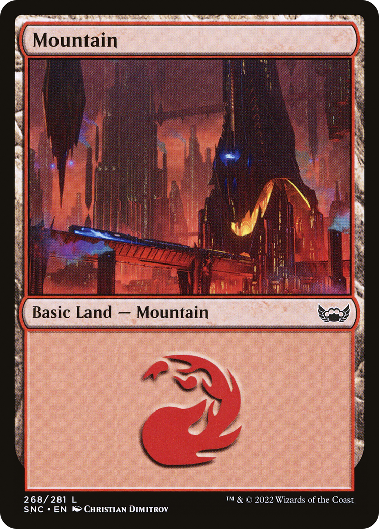 Mountain (268) (SNC-268) - Streets of New Capenna Foil