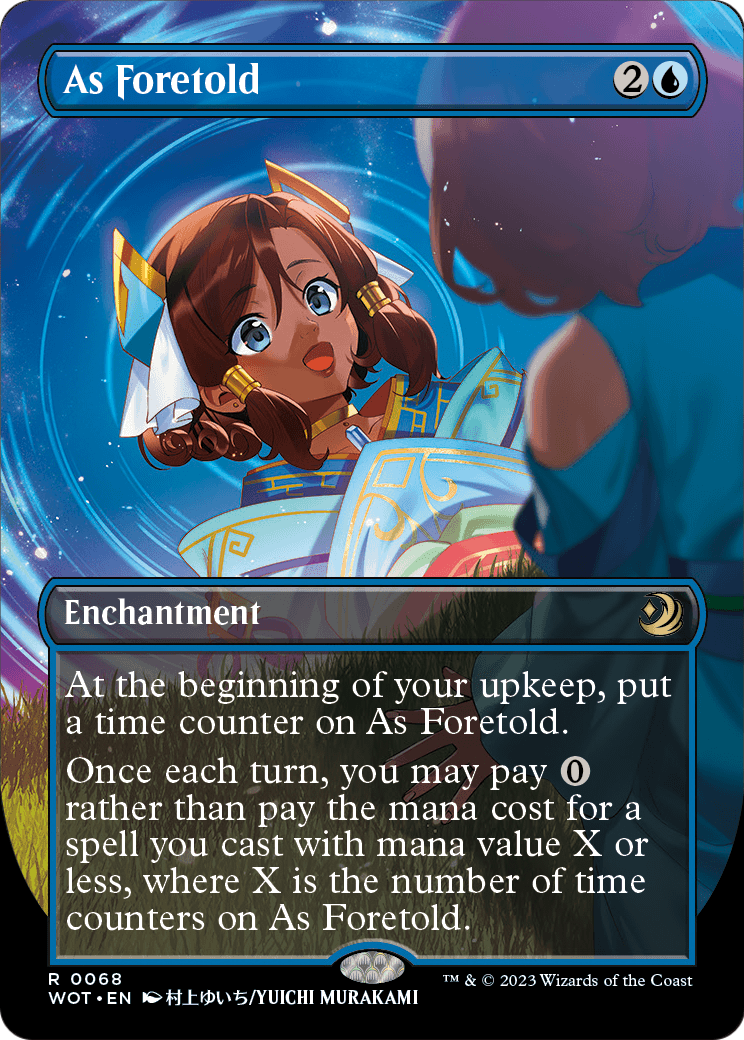 As Foretold (Anime Borderless) (WOT-068) - Wilds of Eldraine: Enchanting Tales