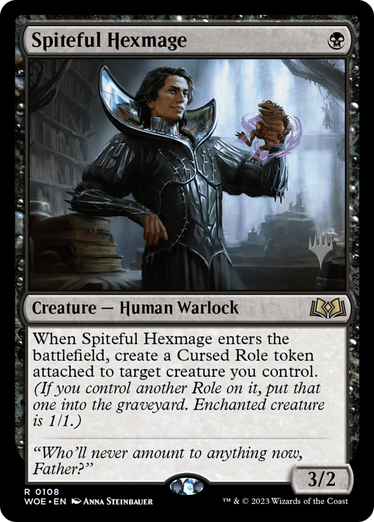 Spiteful Hexmage (PPWOE-108) - Wilds of Eldraine Promos