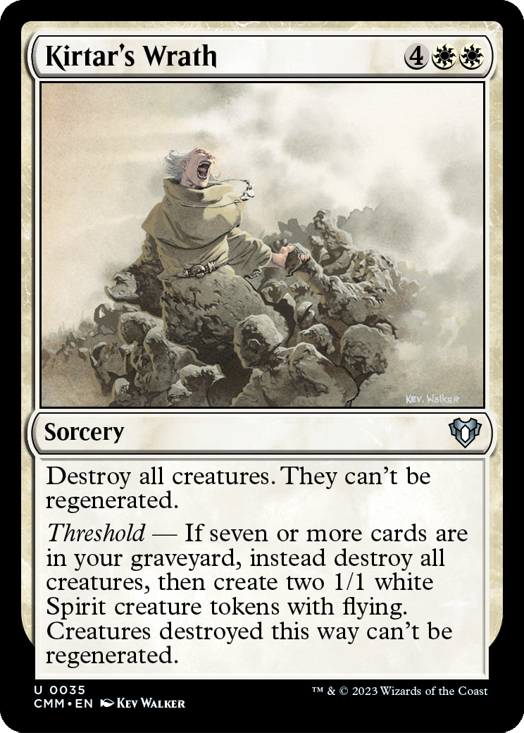 Kirtar's Wrath (CMM-035) - Commander Masters Foil