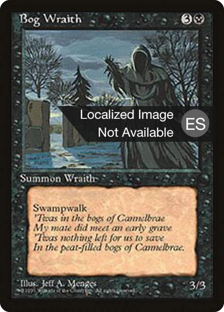 Bog Wraith (4BB-) - Fourth Edition Foreign Black Border