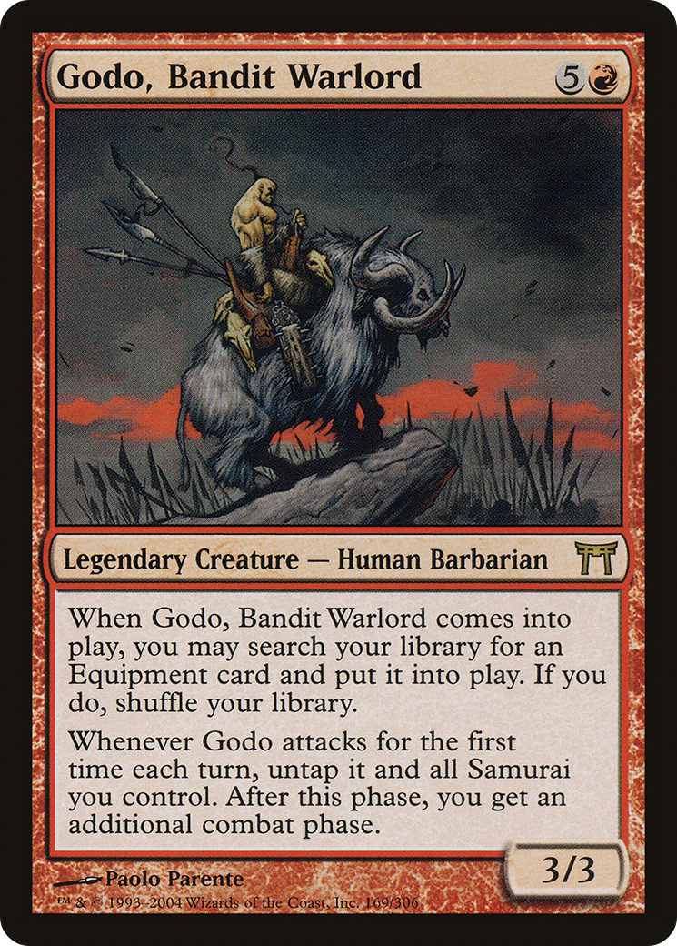 Godo, Bandit Warlord (CHK-169) - Champions of Kamigawa Foil