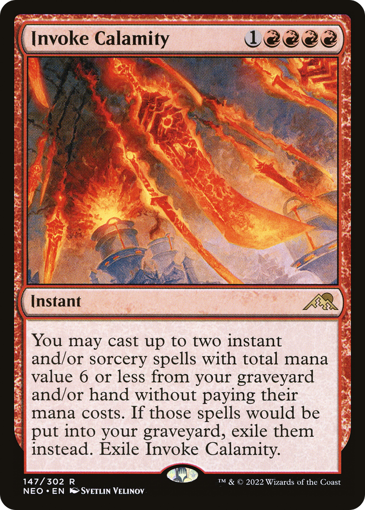 Invoke Calamity (NEO-147) - Kamigawa: Neon Dynasty