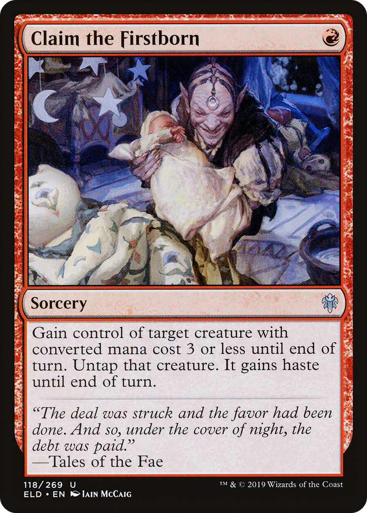 Claim the Firstborn (ELD-118) - Throne of Eldraine