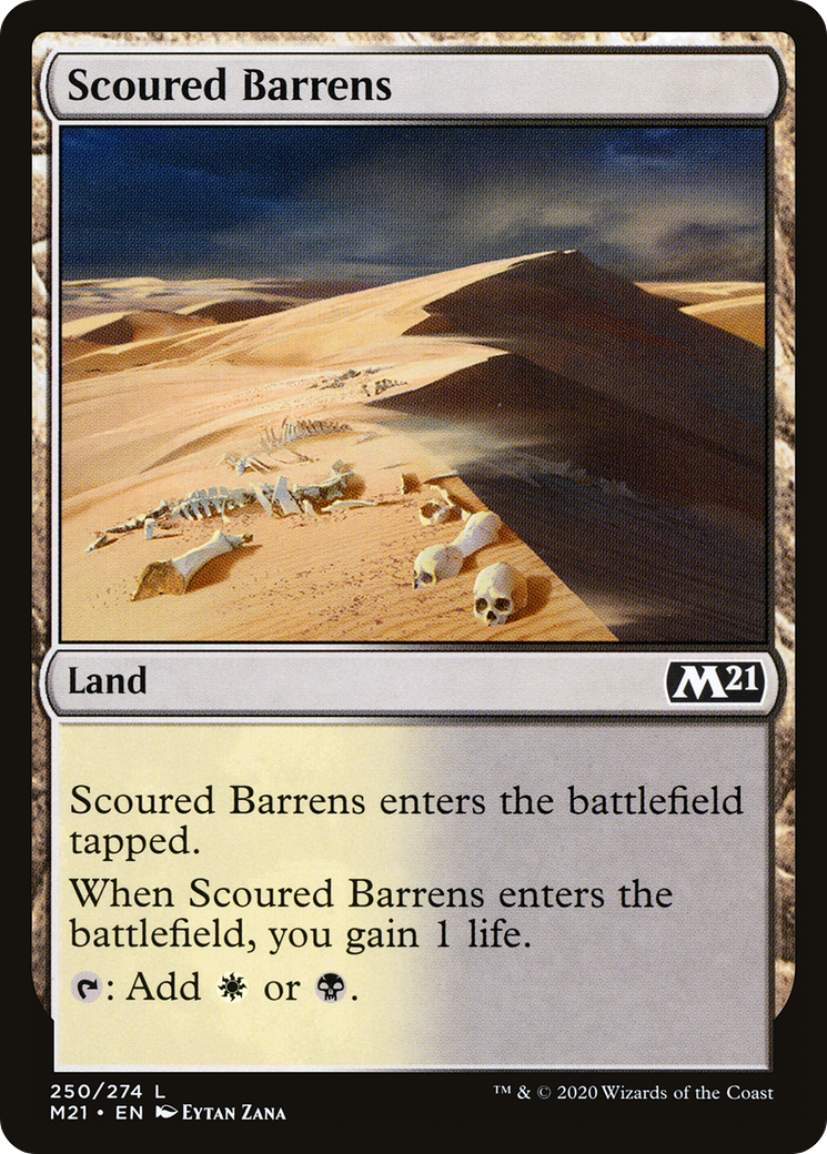 Scoured Barrens (M21-250) - Core Set 2021