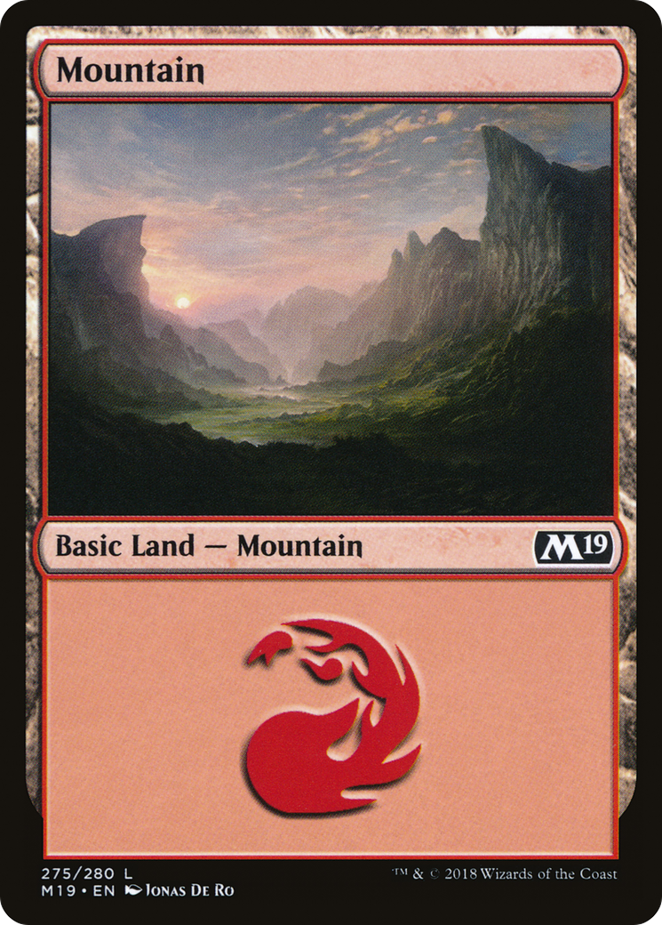 Mountain (275) (M19-275) - Core Set 2019