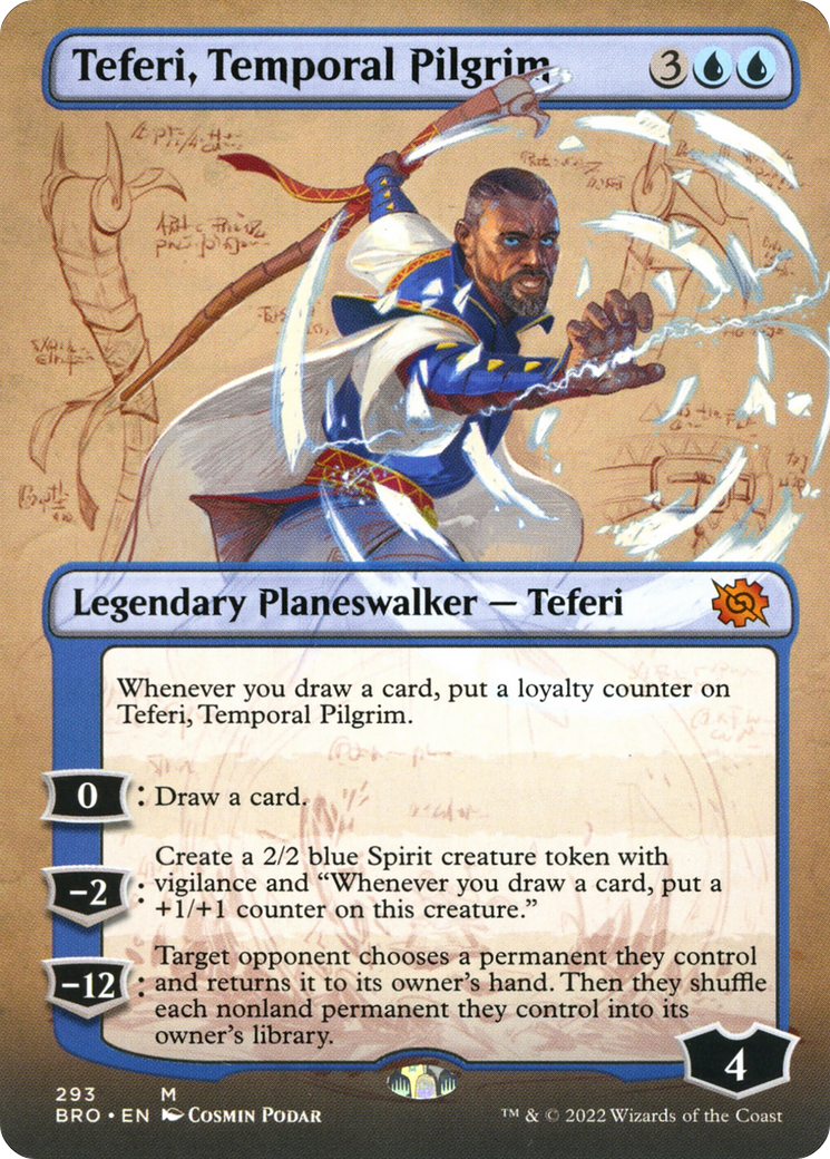 Teferi, Temporal Pilgrim (Borderless) (BRO-293) - The Brothers' War