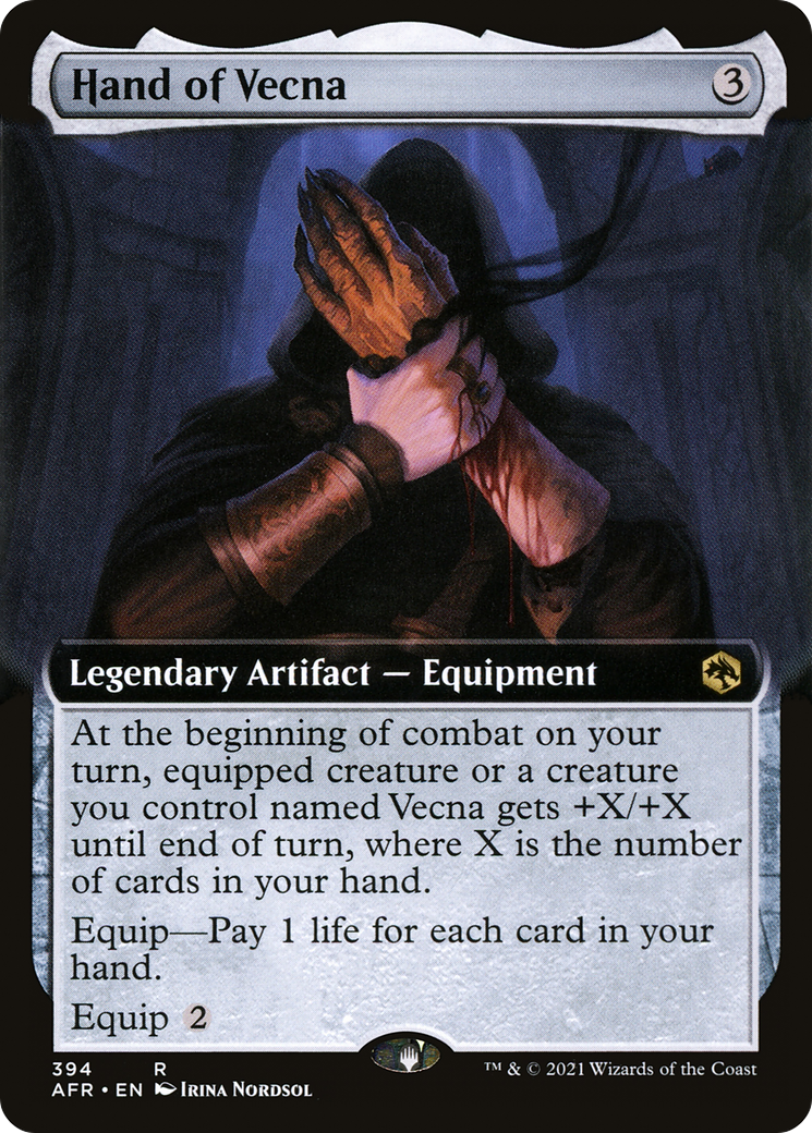 Hand of Vecna (Extended Art) (AFR-394) - Adventures in the Forgotten Realms: (Extended Art) Foil