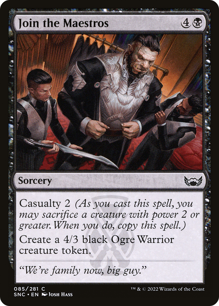 Join the Maestros (SNC-085) - Streets of New Capenna Foil