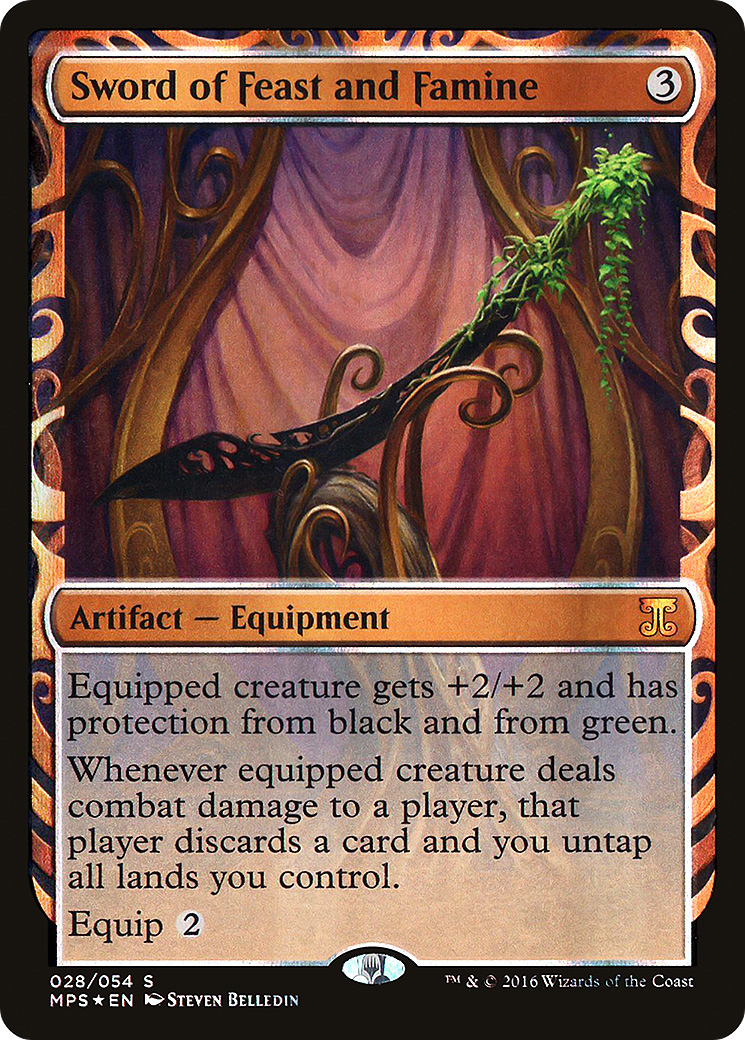 Sword of Feast and Famine (MPS-028) - Kaladesh Inventions Foil