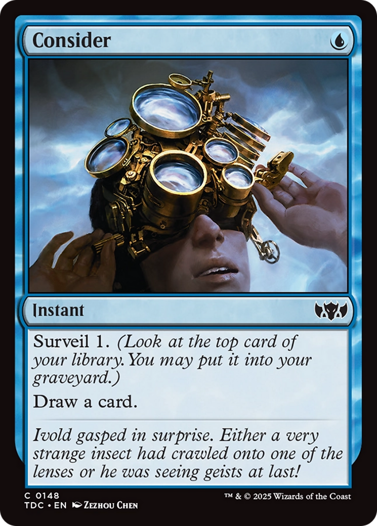 Consider (TDC-148) - Commander: Tarkir: Dragonstorm
