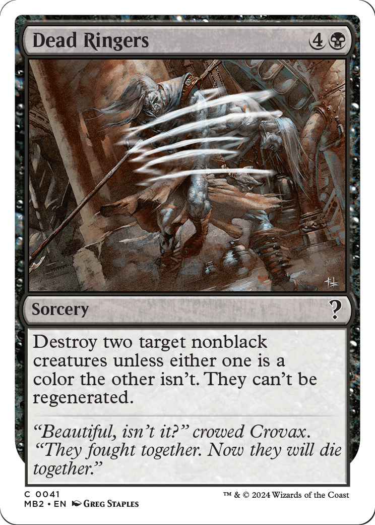 Dead Ringers (White Border) (MB2-041) - Mystery Booster 2