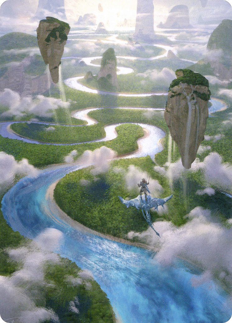 Clearwater Pathway // Clearwater Pathway (AZNR-025) - Zendikar Rising Art Series (Borderless)