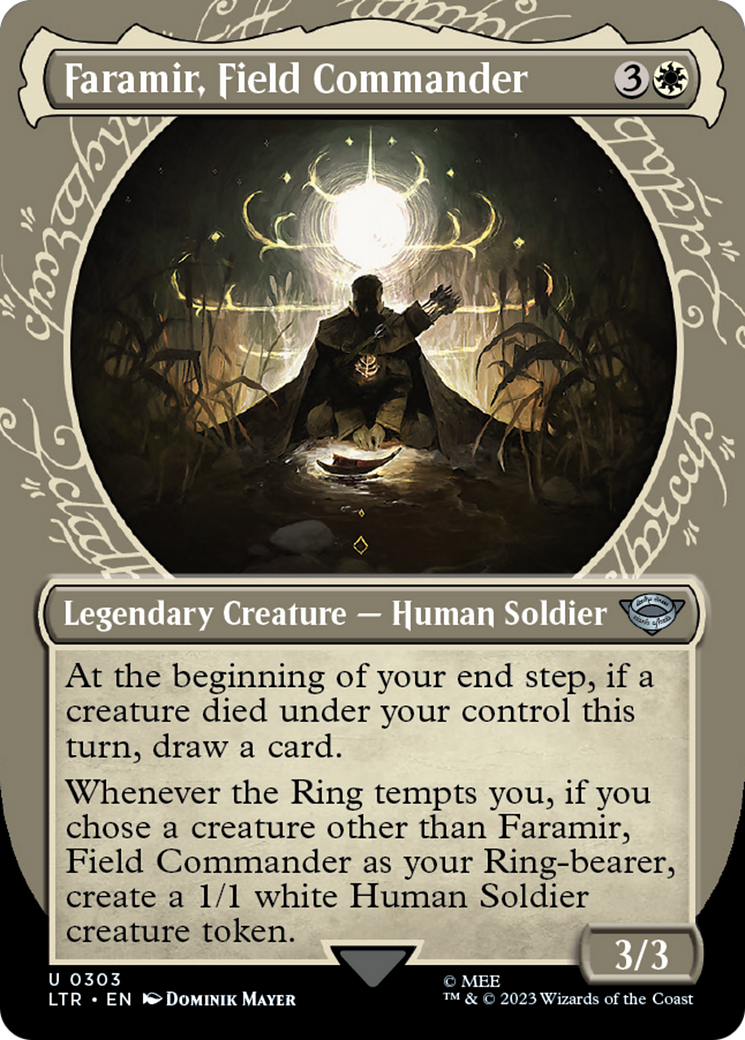 Faramir, Field Commander (Showcase) (LTR-303) - The Lord of the Rings: Tales of Middle-earth: (Showcase) (Borderless) Foil