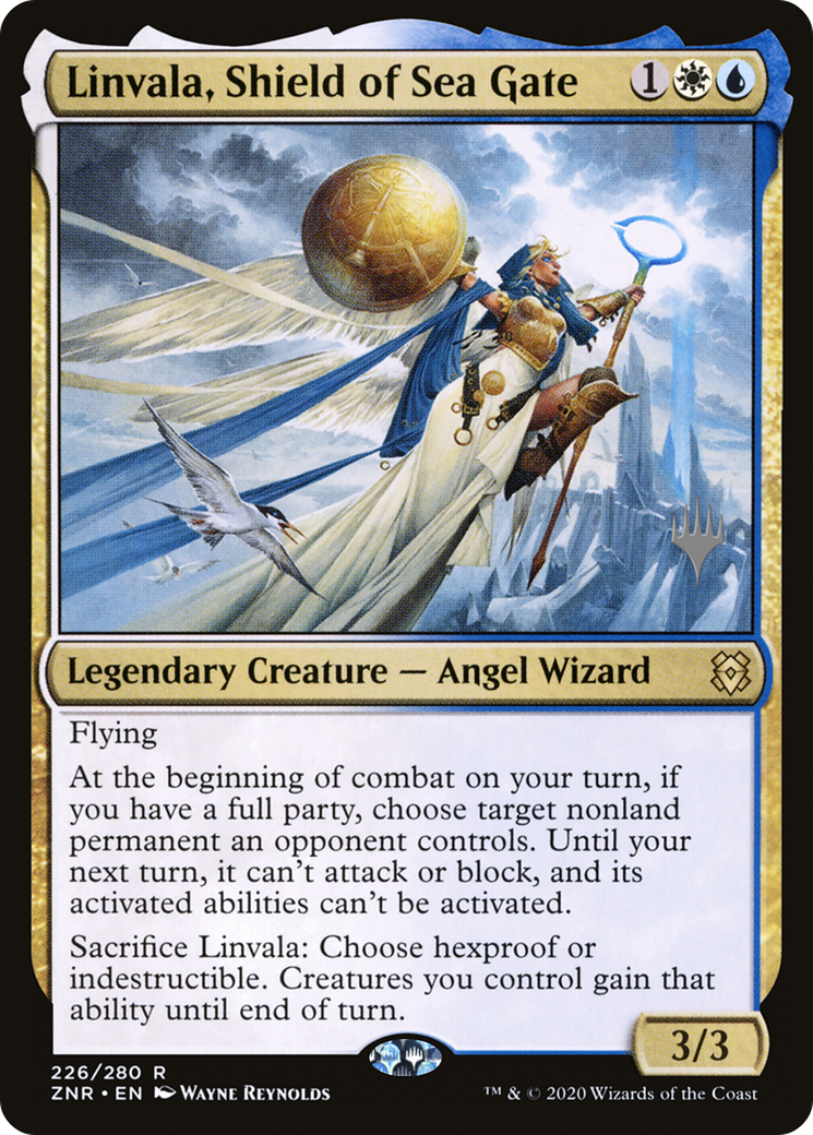Linvala, Shield of Sea Gate (PPZNR-226) - Zendikar Rising Promos