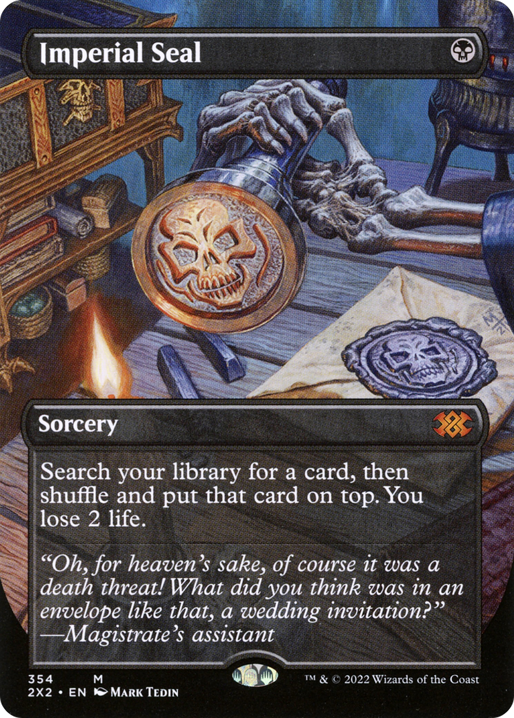 Imperial Seal (Borderless) (2X2-354) - Double Masters 2022
