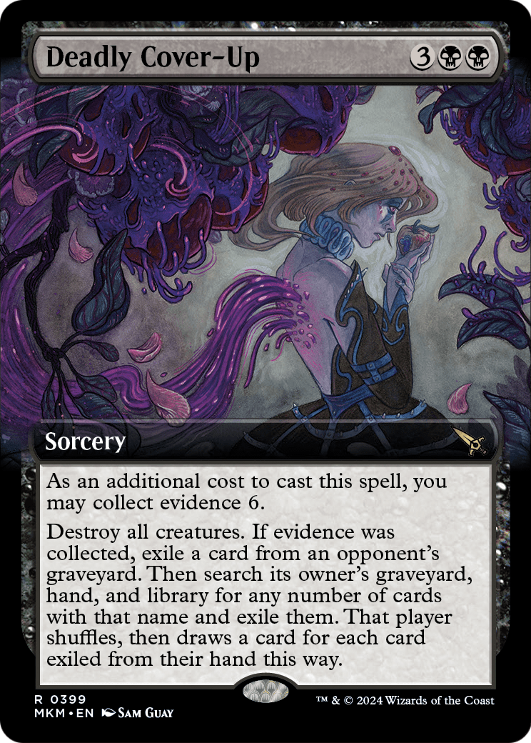 Deadly Cover-Up (Extended Art) (MKM-399) - Murders at Karlov Manor: (Extended Art) Foil