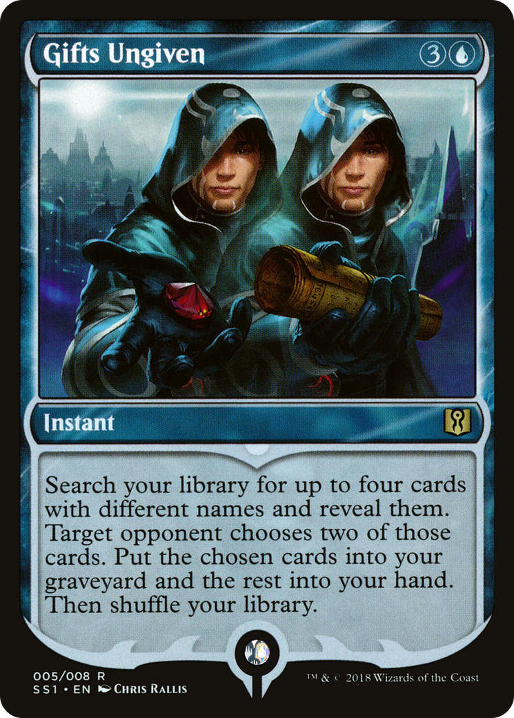 Gifts Ungiven (SS1-005) - Signature Spellbook: Jace Foil