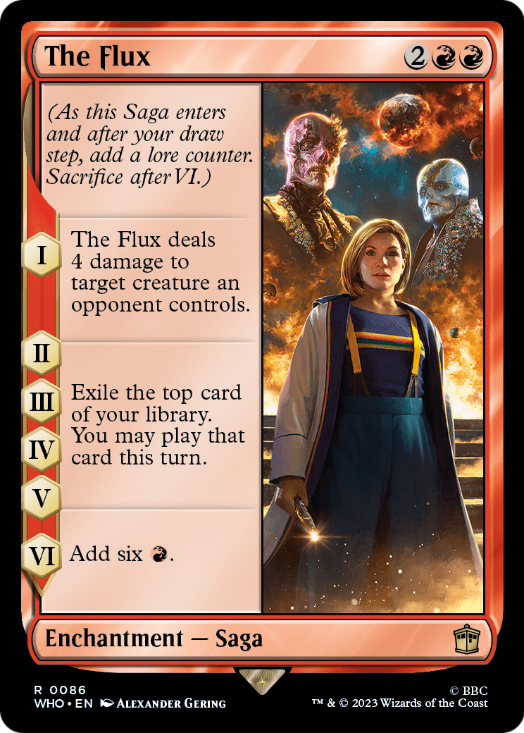 The Flux (WHO-086) - Doctor Who Foil