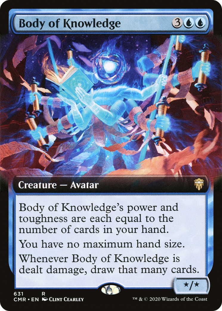 Body of Knowledge (Extended Art) (CMR-631) - Commander Legends: (Extended Art)