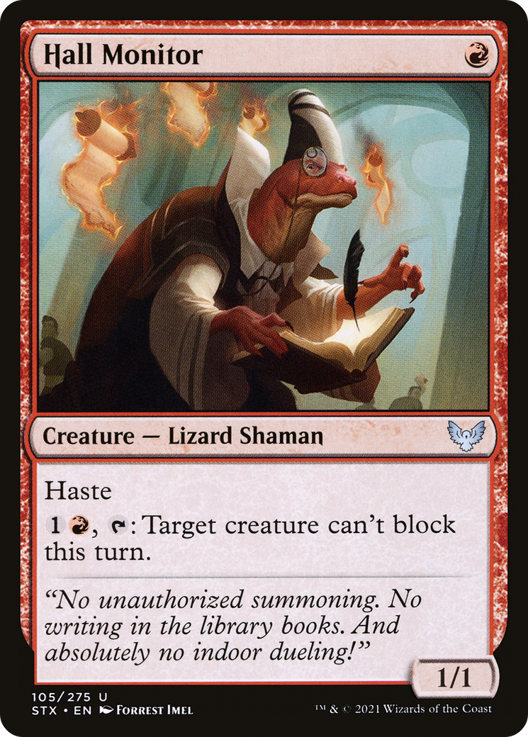 Hall Monitor (STX-105) - Strixhaven: School of Mages Foil