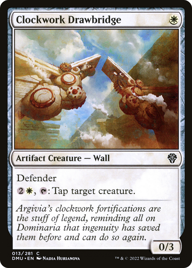 Clockwork Drawbridge (DMU-013) - Dominaria United Foil