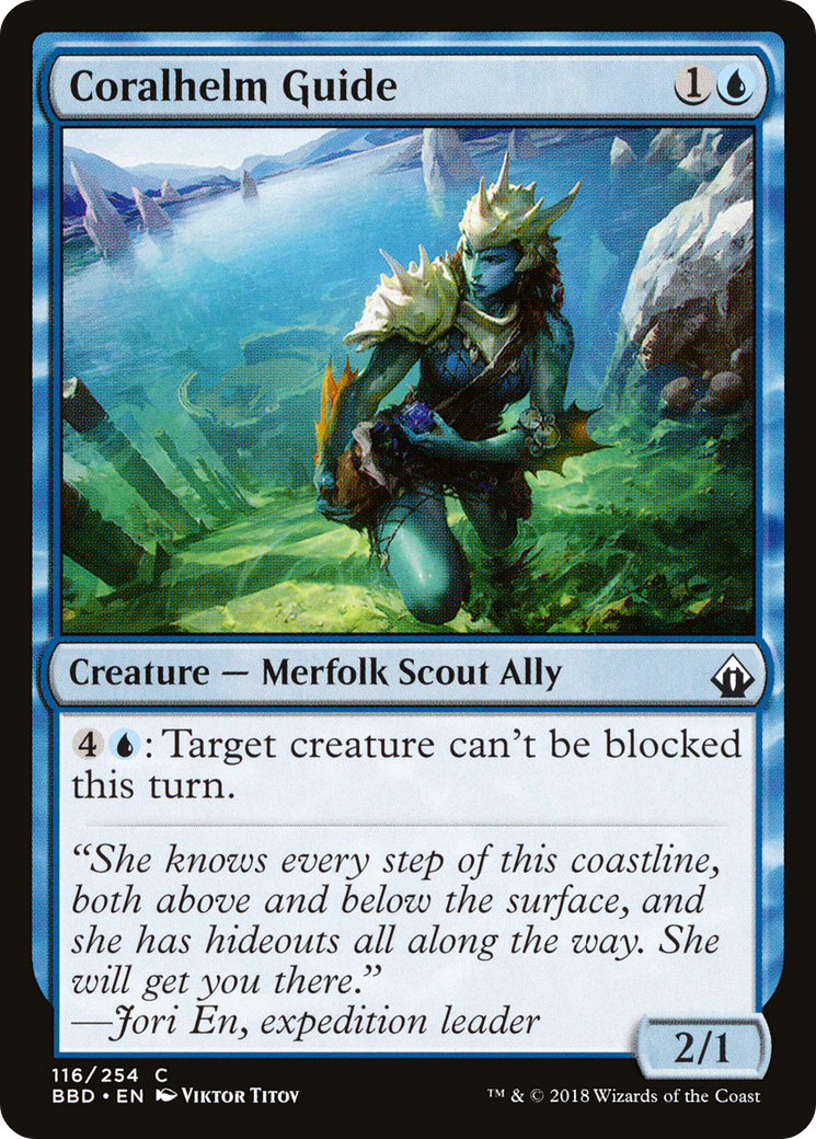 Coralhelm Guide (BBD-116) - Battlebond Foil
