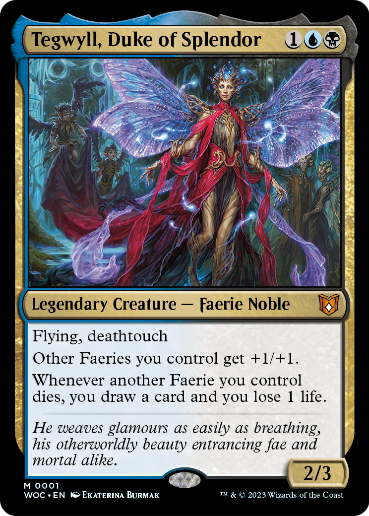 Tegwyll, Duke of Splendor (WOC-001) - Wilds of Eldraine Commander