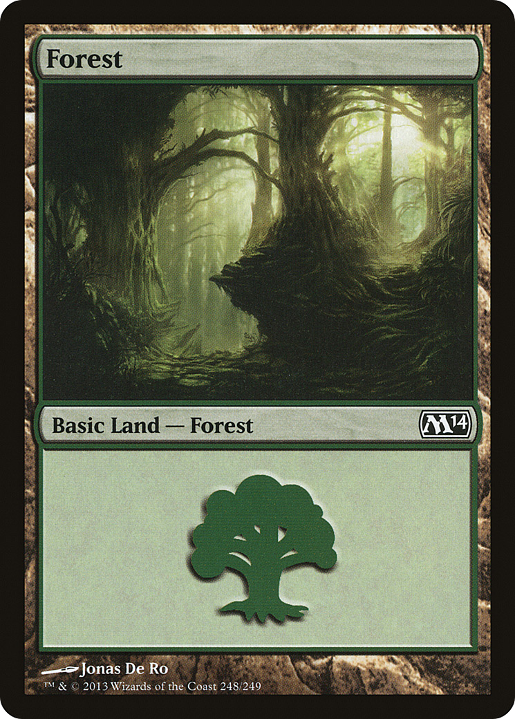 Forest (248) (M14-248) - Magic 2014 Foil